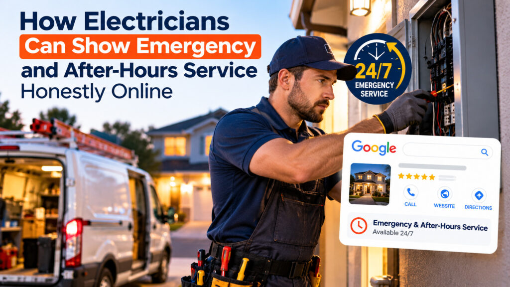 How Electricians Can Show Emergency and After-Hours Service Honestly Online