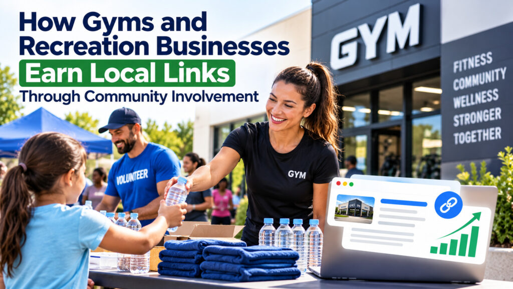 How Gyms and Recreation Businesses Earn Local Links Through Community Involvement